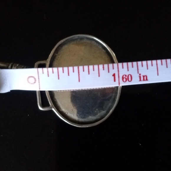 Silpada 925 Silver hammered oval minimalistic necklace and earring Set - Picture 10 of 12